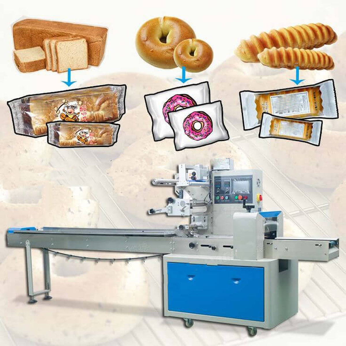 Máy đóng gói kiểu băng tải