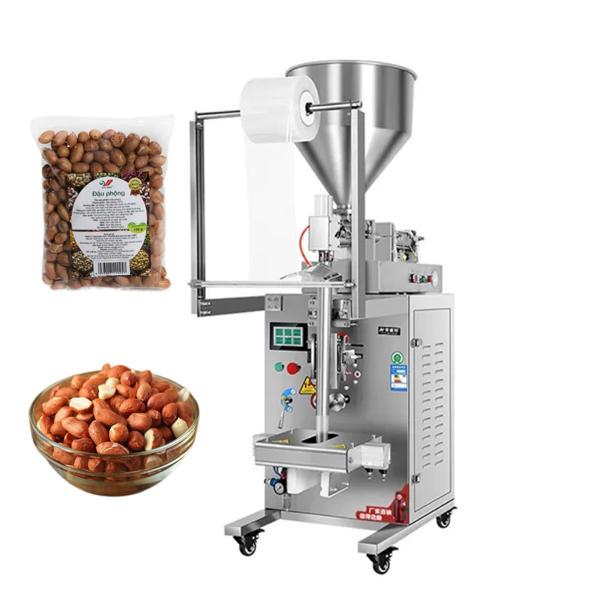 Máy đóng gói đậu phộng giúp kéo dài thời gian bảo quản