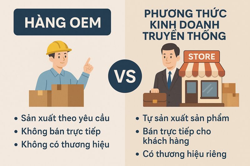 Có 3 tiêu chí chính thể hiện sự khác biệt đó
