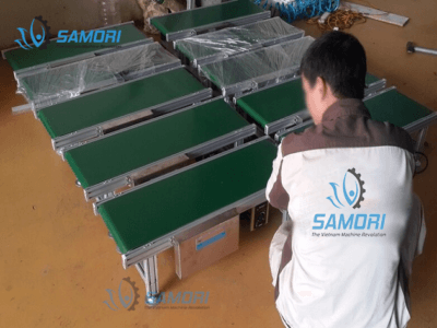 Sản xuất mẫu băng tải mini