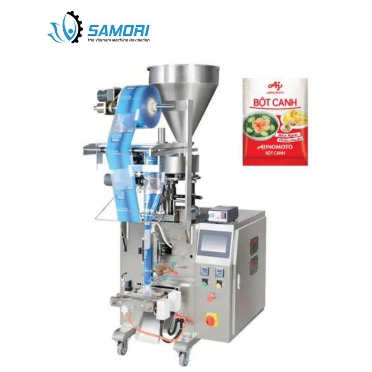 Máy đóng gói bột canh dạng đứng