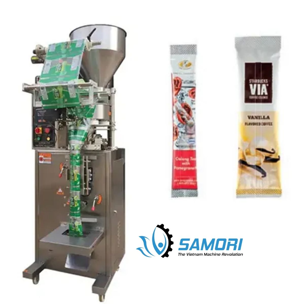 Máy đóng gói bột canh dạng que (Stick)