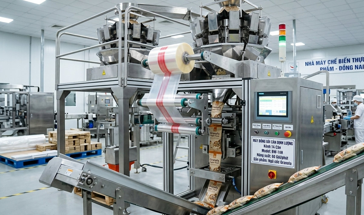 Máy đóng gói cân định lượng chất lượng