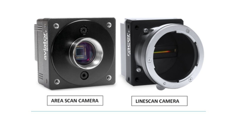 Cam Scan Area và Line Camera được sử dụng phổ biến để kiểm tra chất lượng sản phẩm