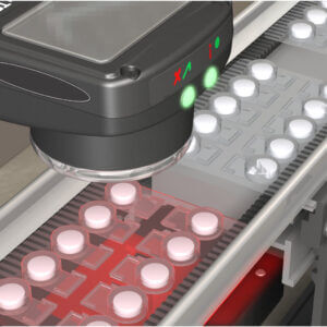 Mẫu camera đang kiểm tra thuốc