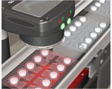 Mẫu camera đang kiểm tra thuốc