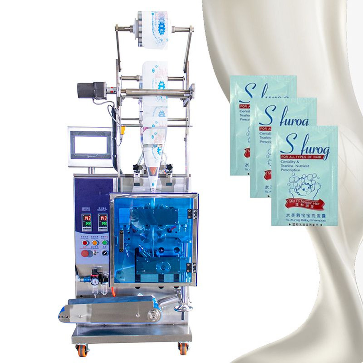 Máy đóng gói dầu gội sữa tắm tiện lợi mới nhất