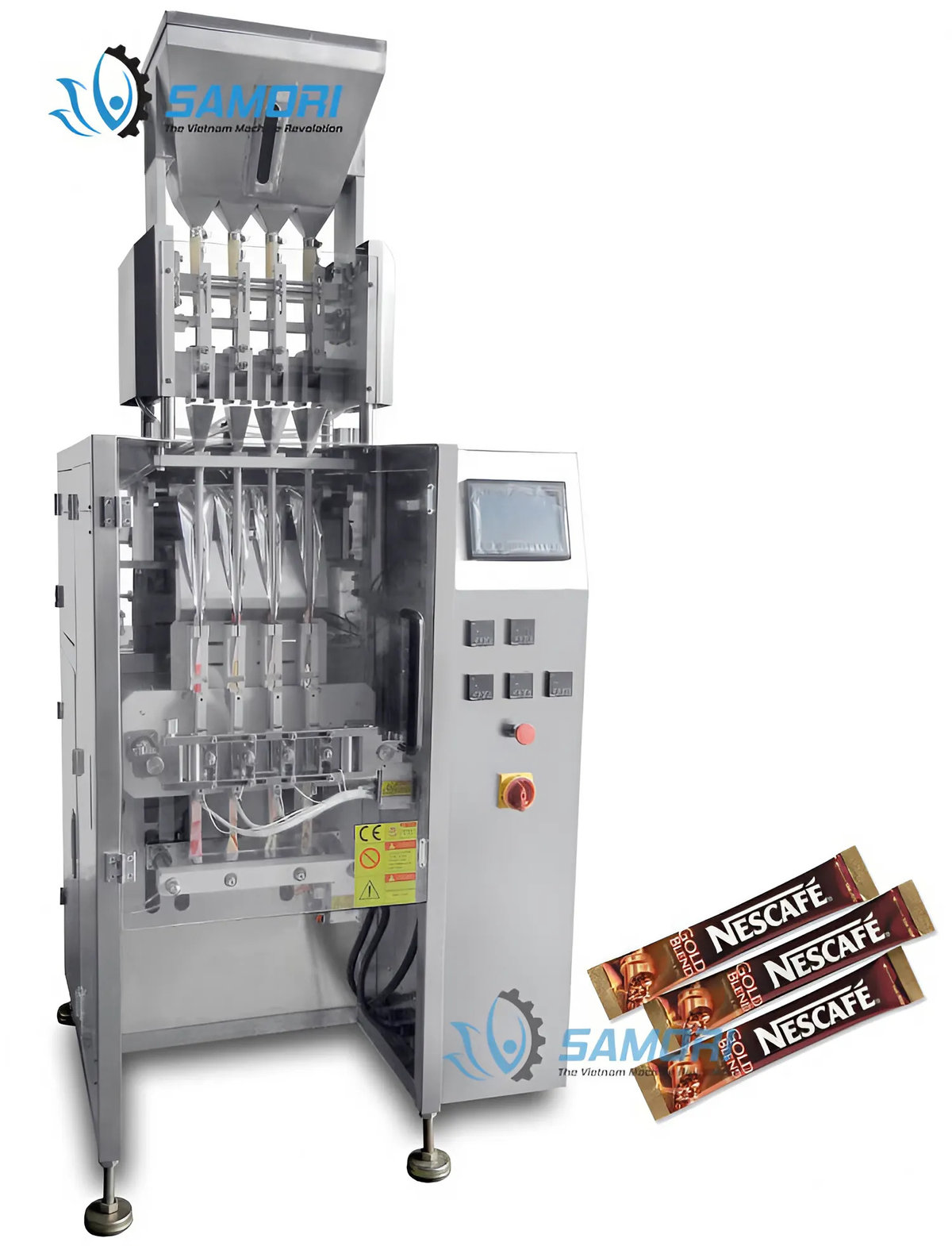 Máy đóng gói cafe bột - Hiện đại hóa cho dây chuyển sản xuất
