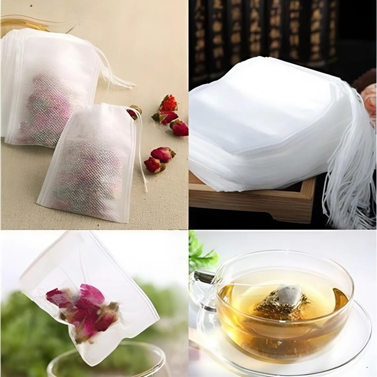 Mẫu túi trà dây rút