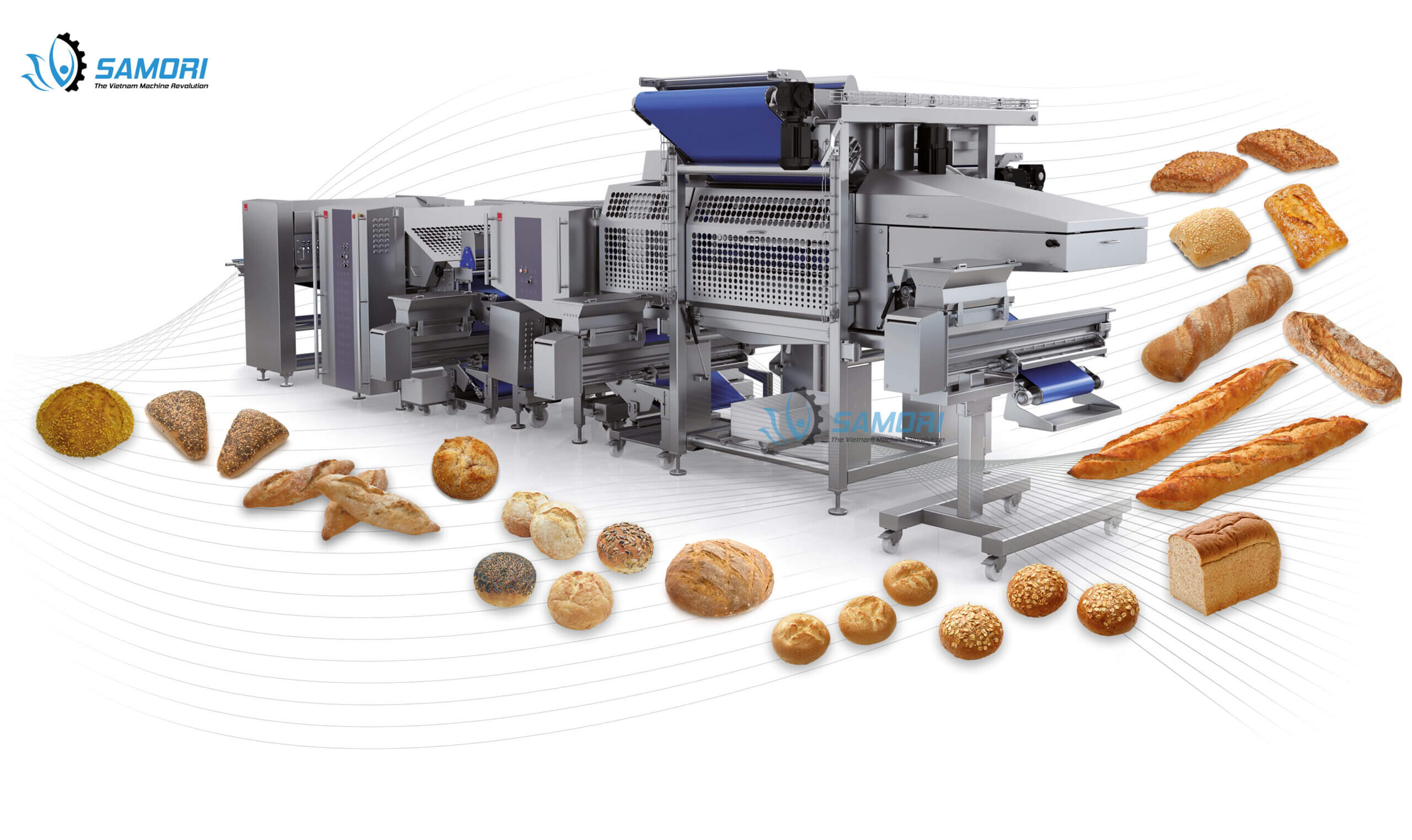 Samori - Đơn vị chế tạo máy, thiết kế dây chuyền sản xuất bánh ngọt uy tín