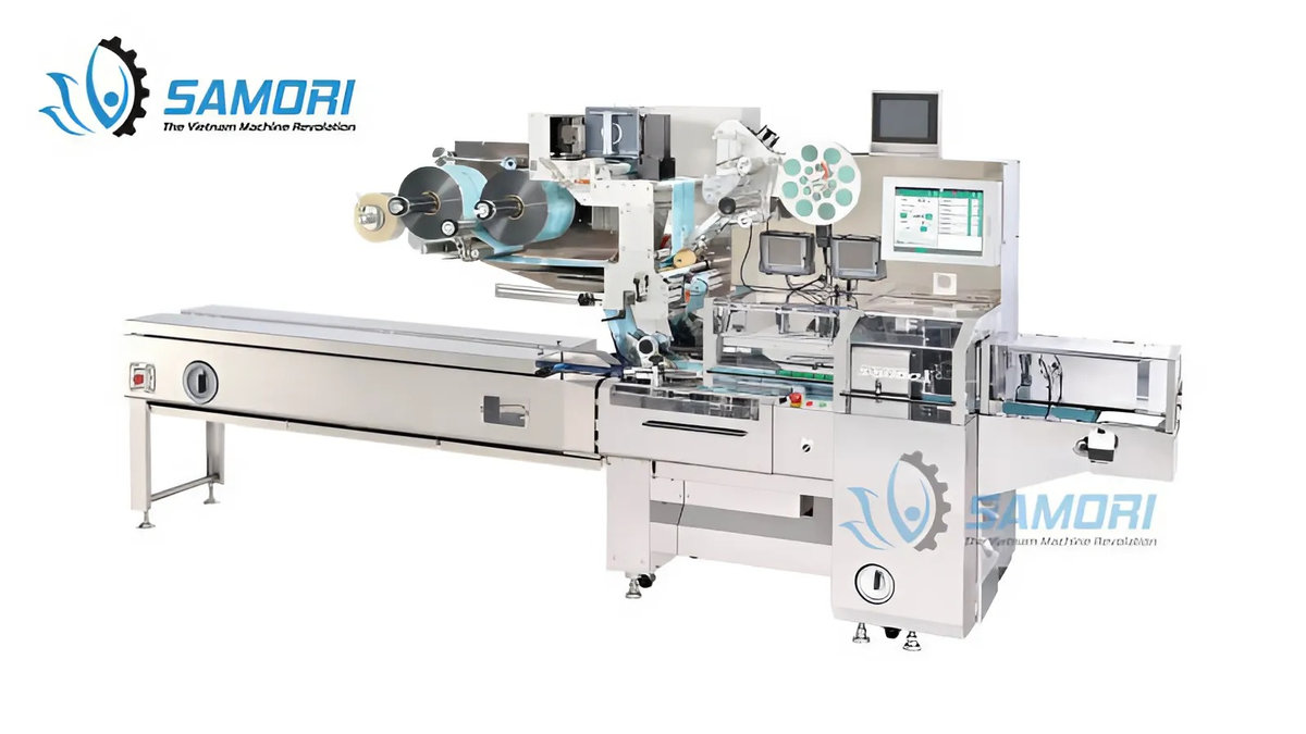 Một dây chuyền đóng gói hoàn chỉnh bao gồm rất nhiều bộ phận