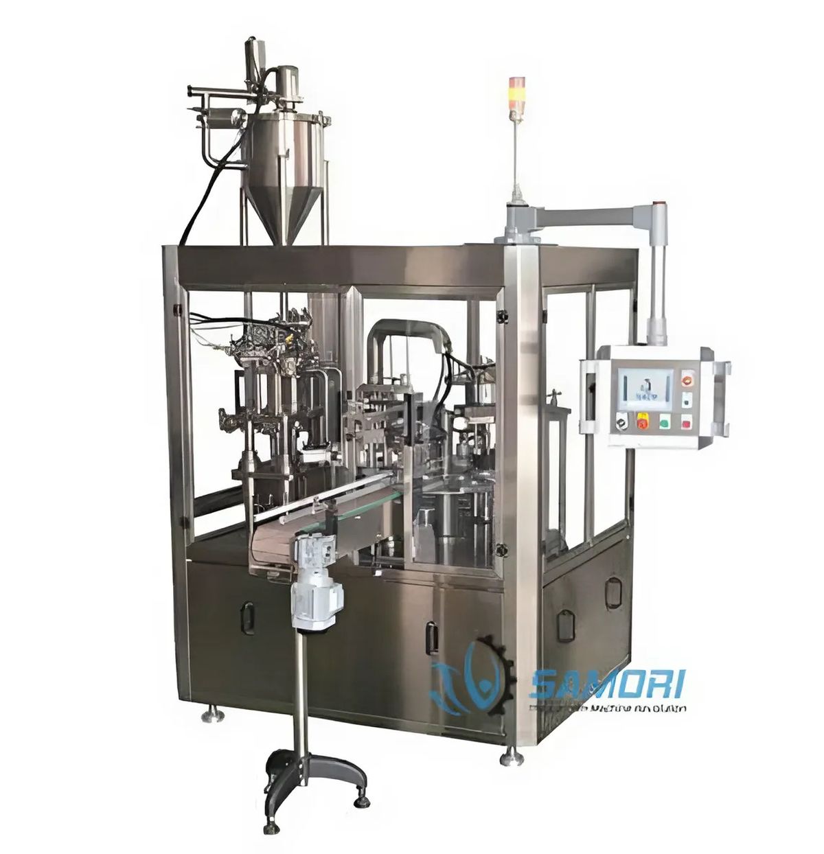 Mẫu máy đóng gói ly nhựa mini nhỏ gọn, thích hợp tại các cơ sở có diện thích nhỏ