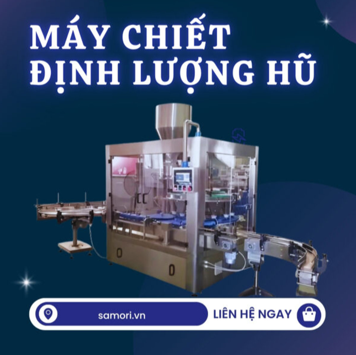 Máy chiết định lượng hũ