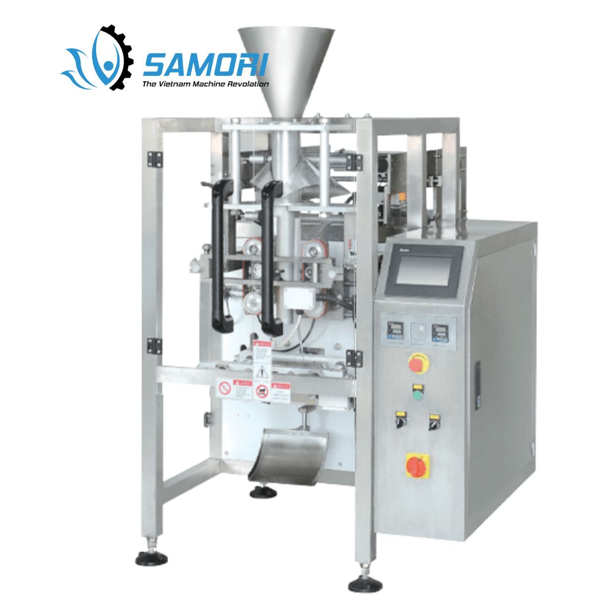 Máy đóng gói cổ áo tốc độ cao Samori