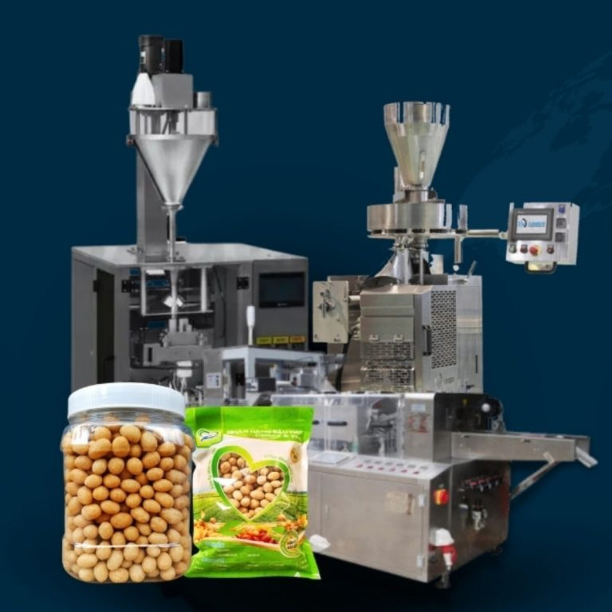 Máy đóng gói đậu phộng