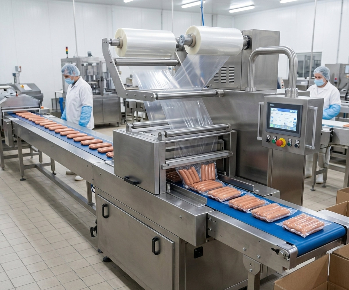 Máy đóng gói xúc xích giá rẻ