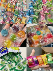 Những viên kẹo đầy màu sắc vô cùng bắt mắt