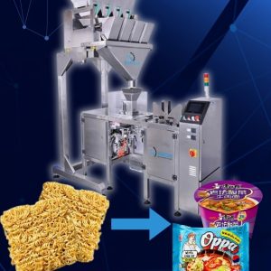 Máy đóng gói mì tôm tự động tại Samori