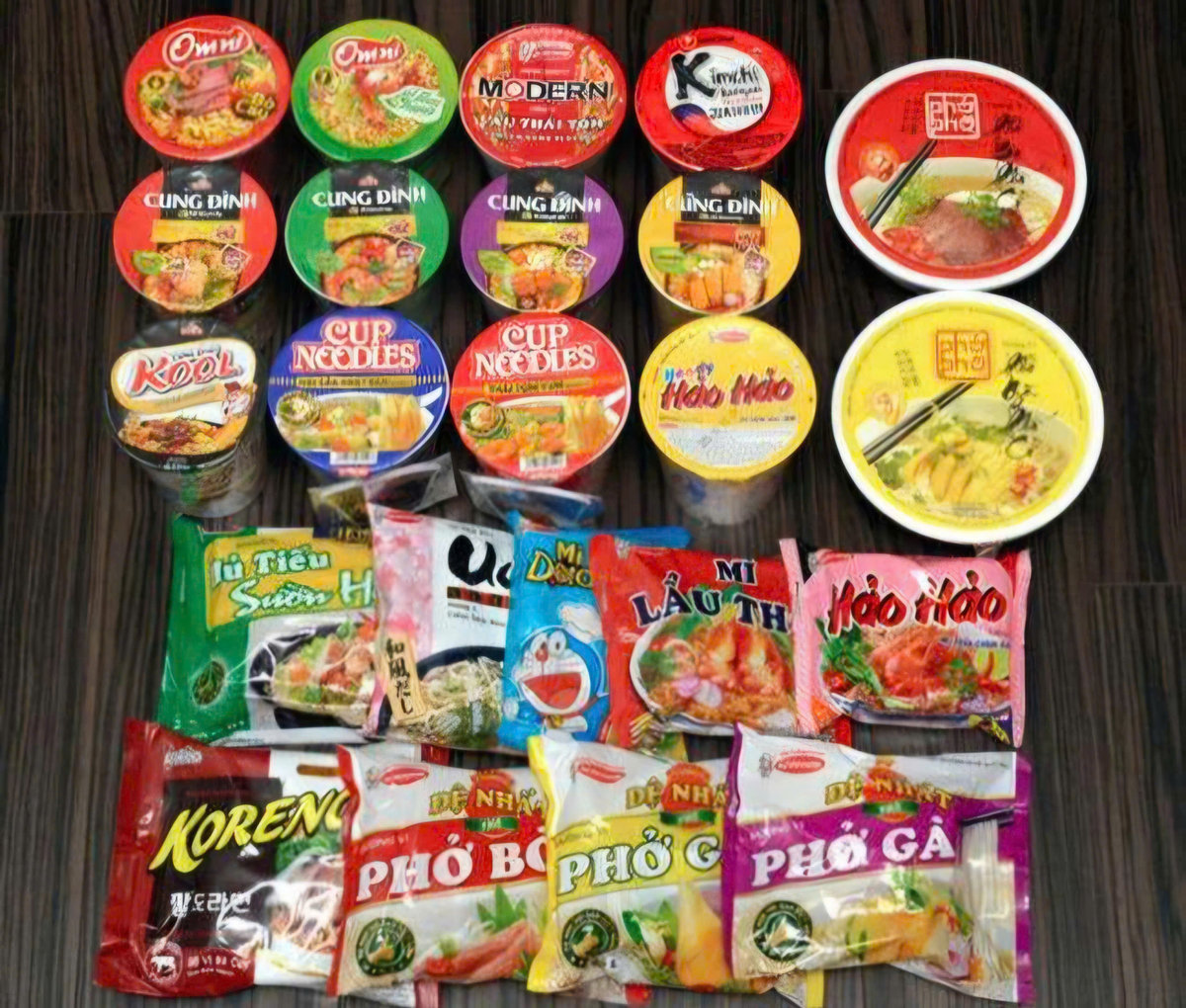 Máy đóng gói mì tôm hiện đại