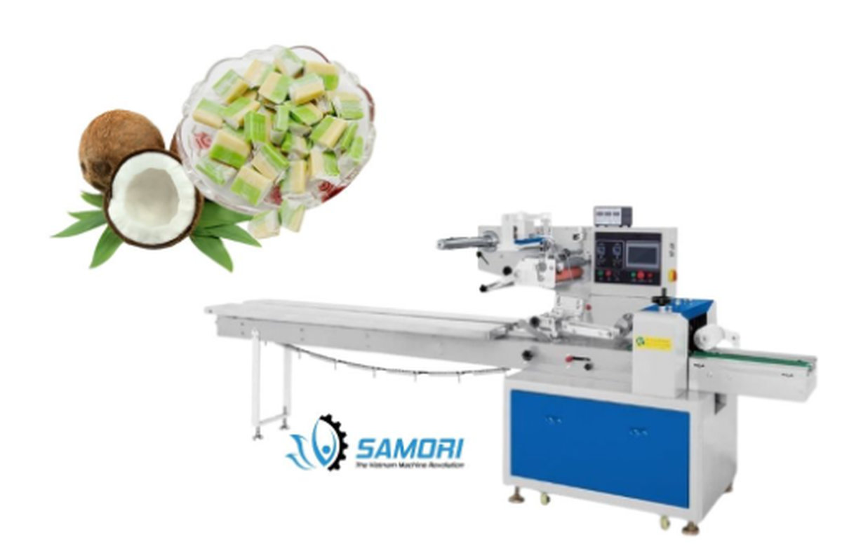 Địa chỉ bán máy đóng gói kẹo dừa giá rẻ
