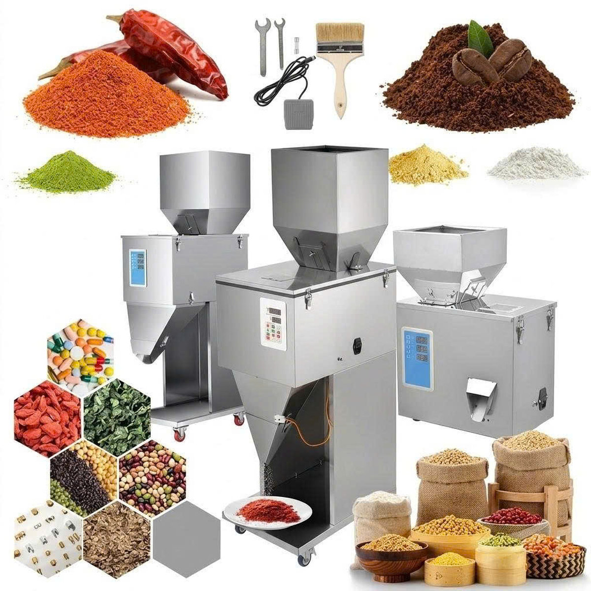 Cân định lượng bột