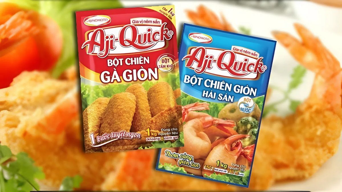 Mẫu đóng gói bột chiên giòn được nhiều khách hàng lựa chọn