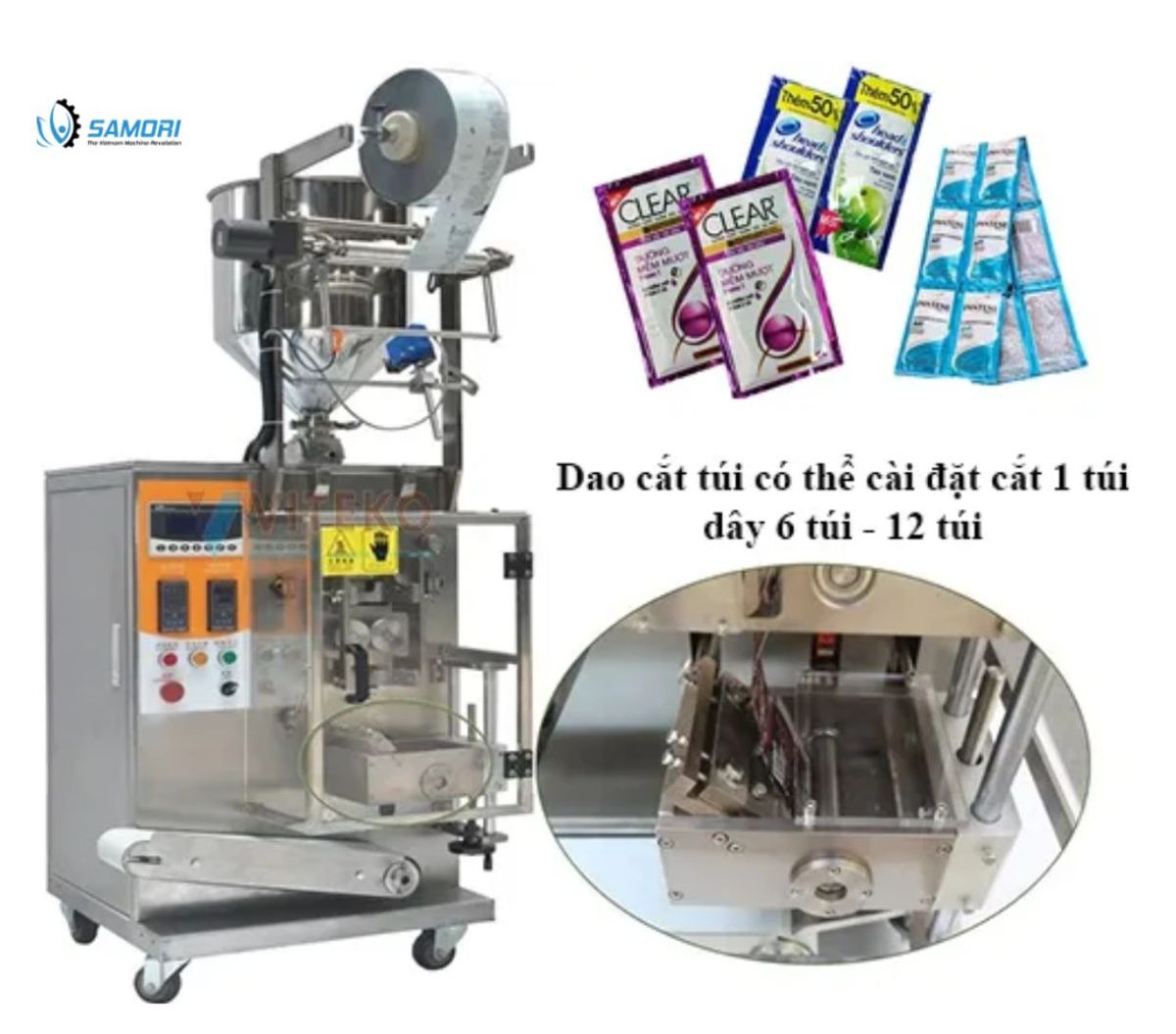 Cấu tạo và nguyên lý hoạt động của máy đóng gói dầu gội