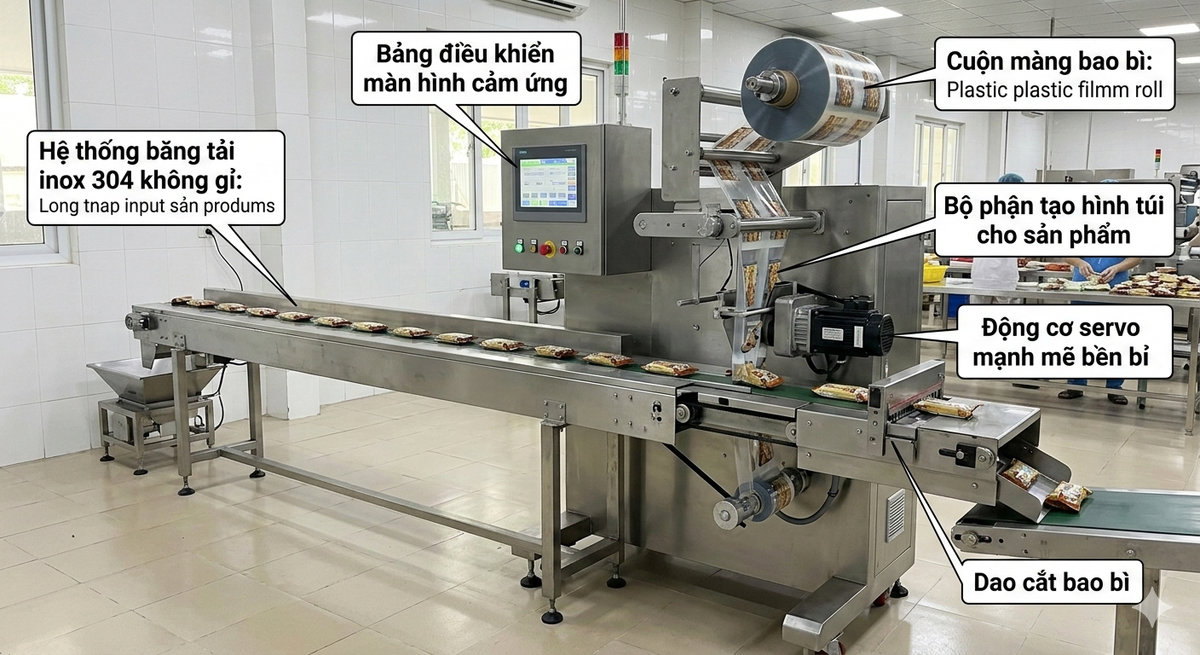 Địa chỉ bán máy đóng gói bánh mì tươi chất lượng