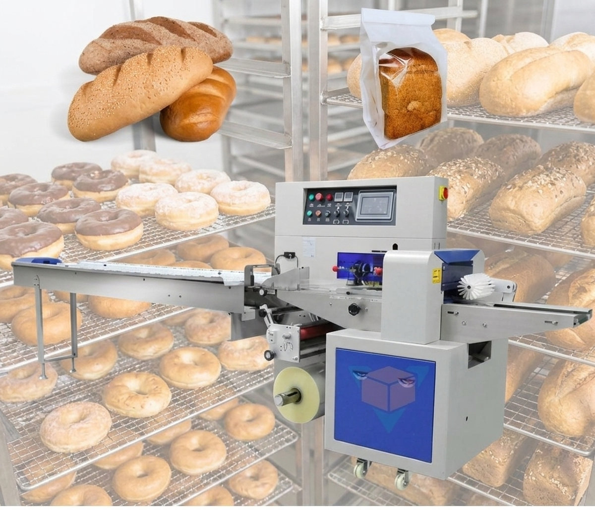 Địa chỉ bán máy đóng gói bánh mì tươi chinh hãng