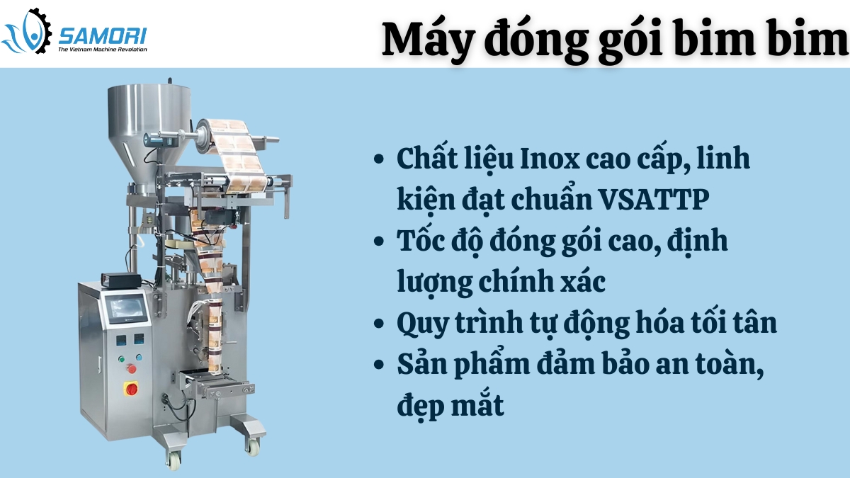 Lợi ích khi dùng máy đóng gói bim bim