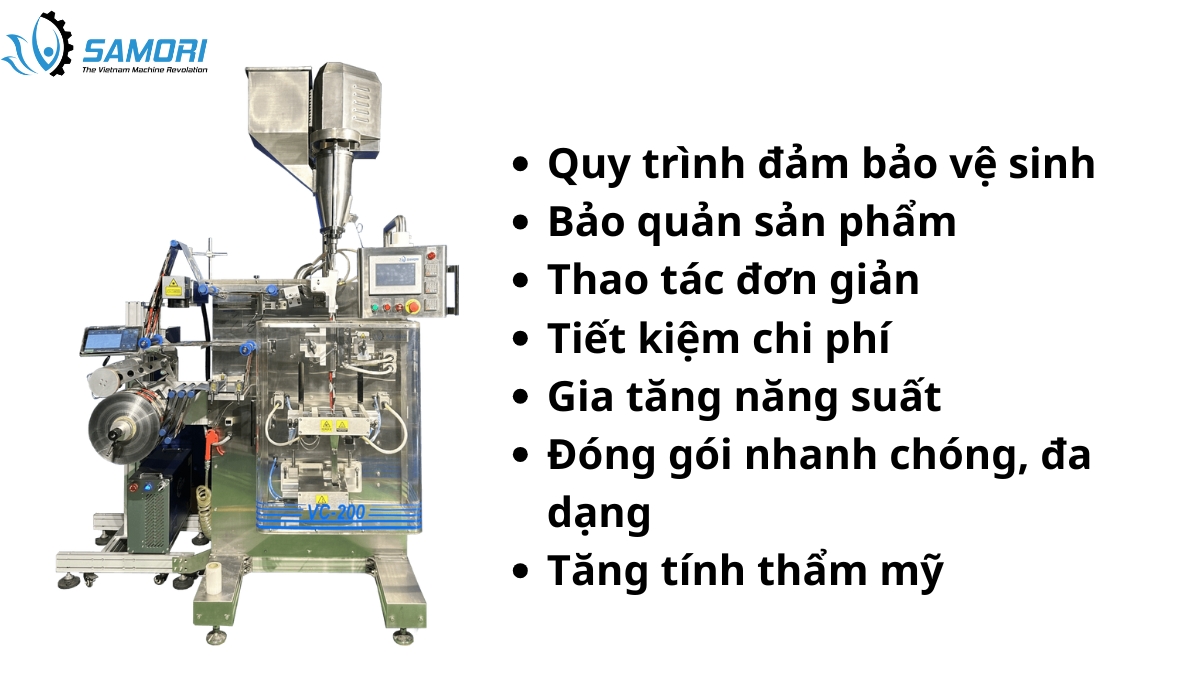 lợi ích của máy đóng gói nước sốt
