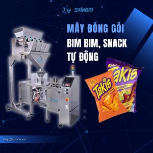 Máy đóng gói bim bim tự động hóa Samori