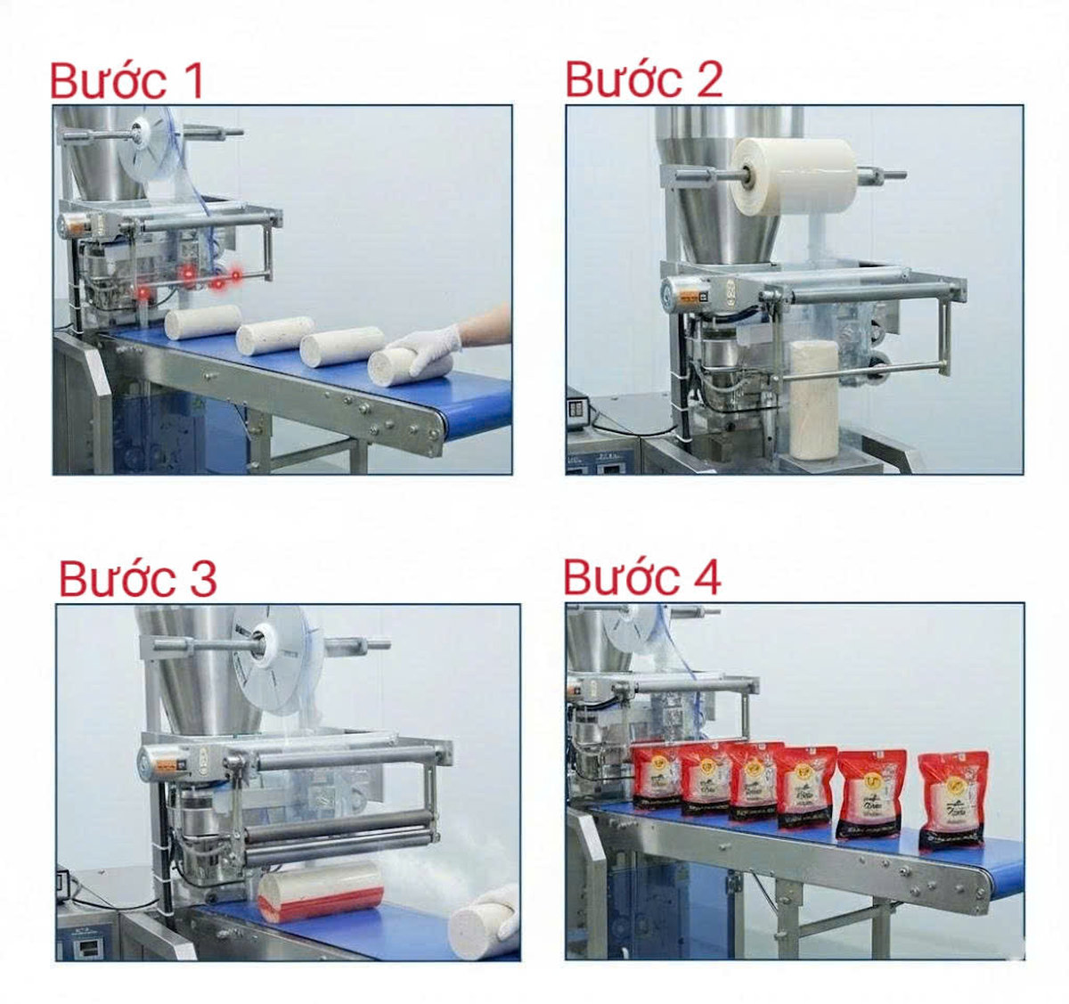 Máy đóng gói chả lụa hiện đại