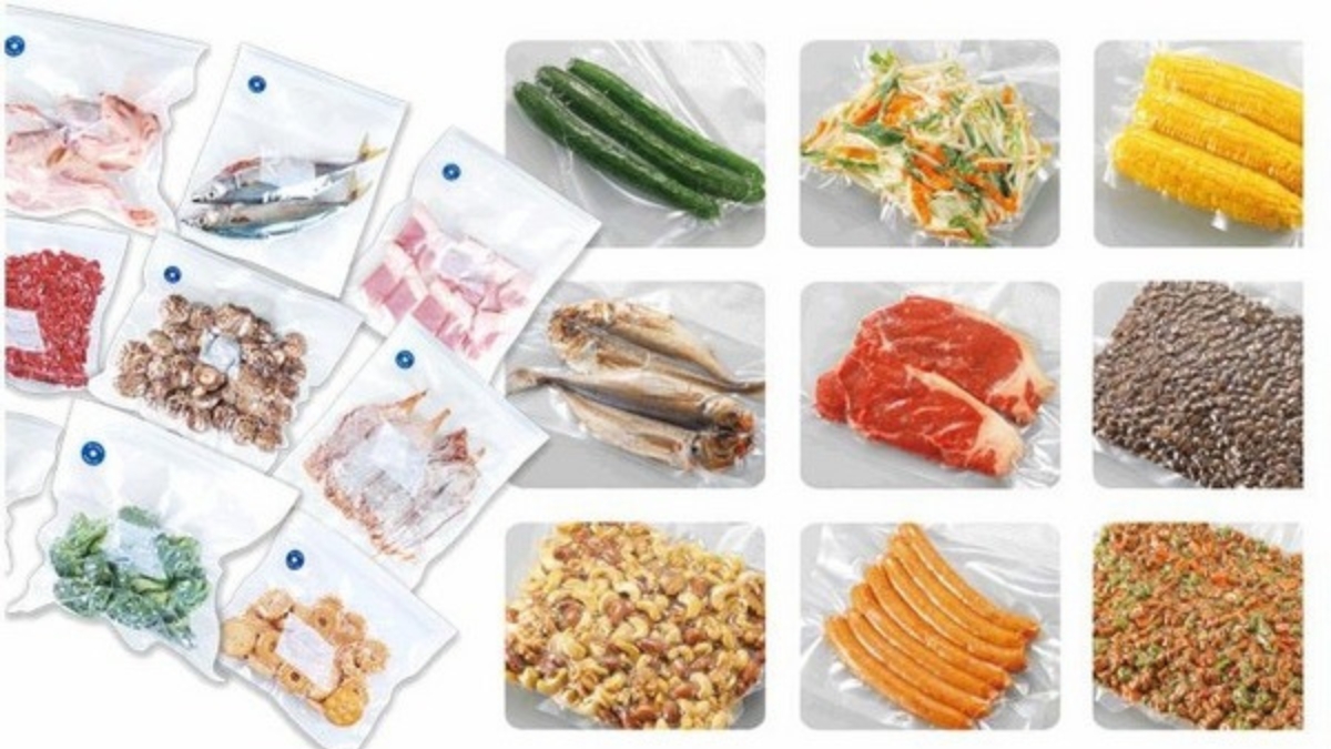 Hình ảnh đa dạng sảm phẩm được đóng gói