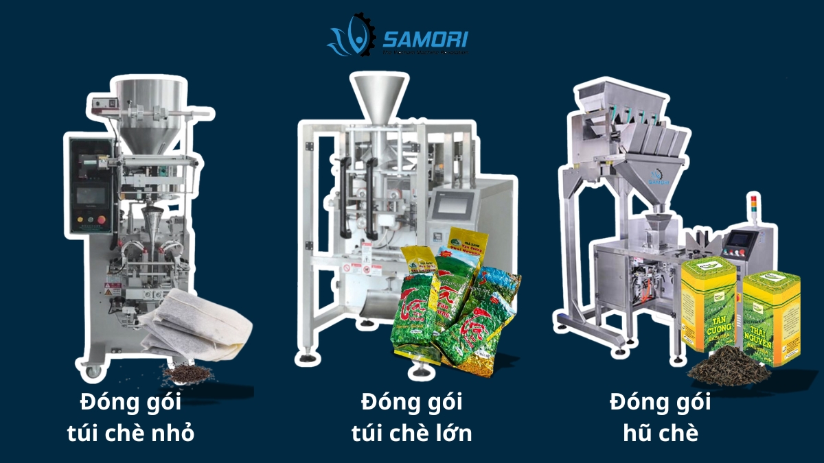 Phân biệt các loại máy đóng gói chè