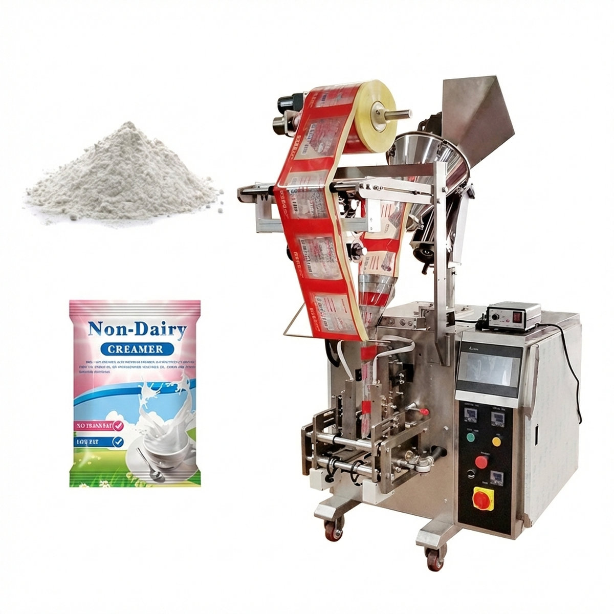 Máy đóng gói bột rau má giá rẻ