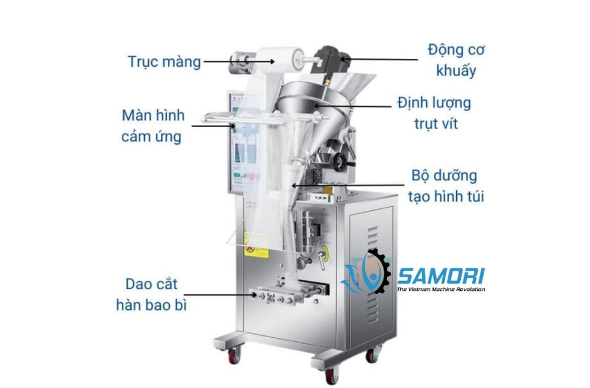 Máy đóng gói sa tế giá tốt