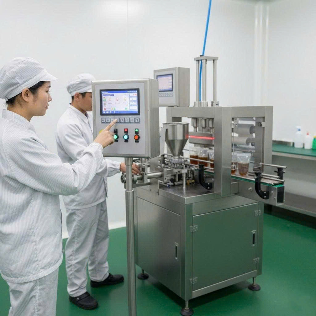 Máy đóng gói siro thông minh