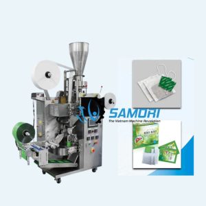 Máy đóng gói trà túi lọc 5 trong 1 chính hãng