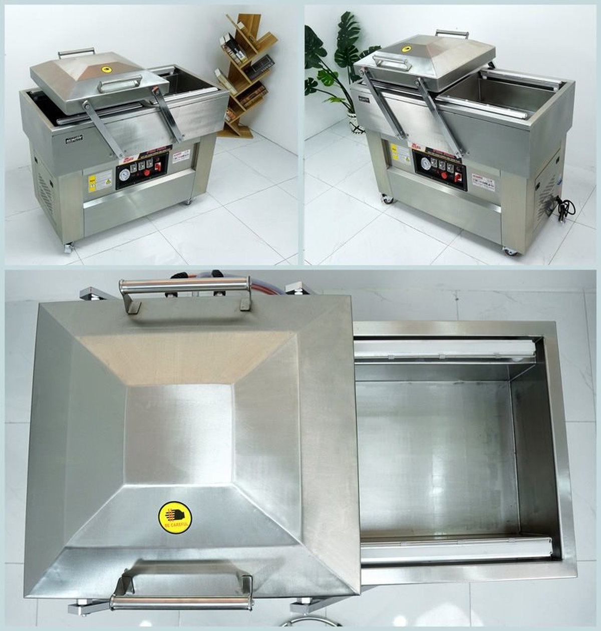 Máy ép hút chân không phù hợp với nhà xưởng lớn