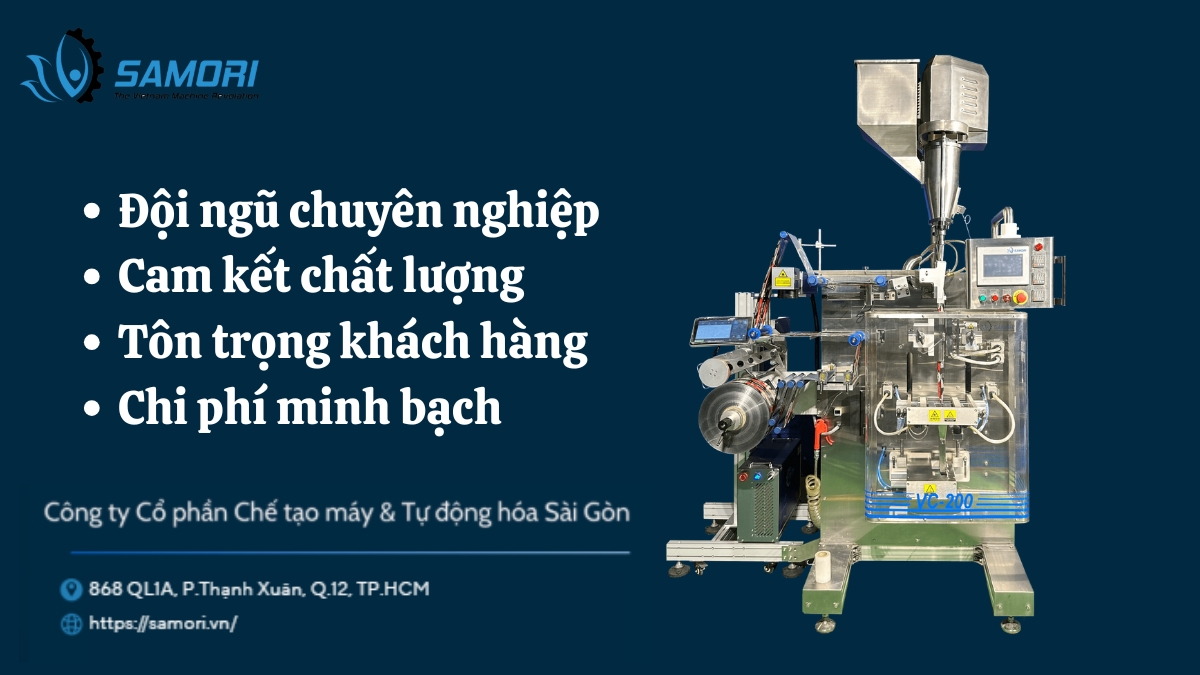 Lý do nên chọn sửa chữa máy đóng gói tại Samori