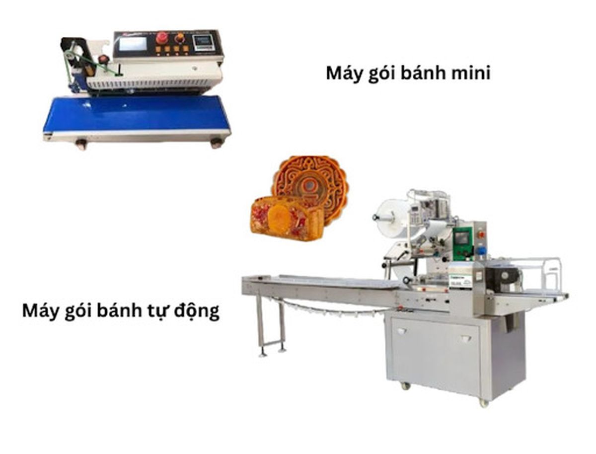 Máy đóng gói bánh trung thu công nghiệp