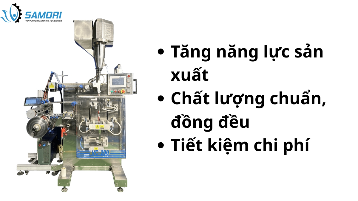 Lợi ích của máy đóng gói bột chà ron