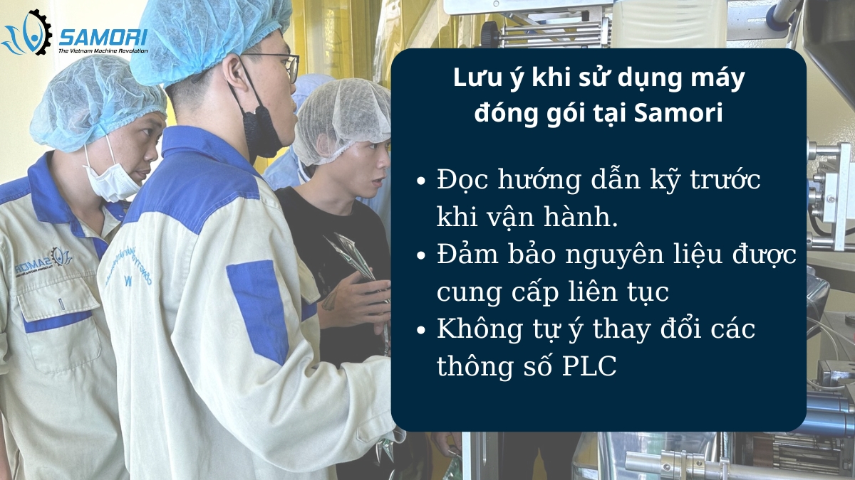 Lưu ý trước khi dùng máy đóng gói tương ớt