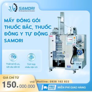 máy đóng gói thuốc bắc tự động tại Samori