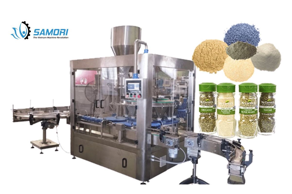Máy chiết định lượng dạng hũ