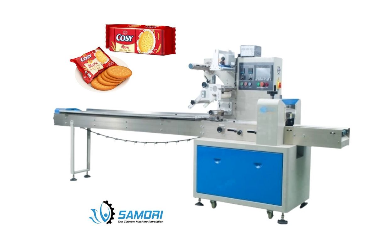 Máy đóng gói bánh quy dạng đứng