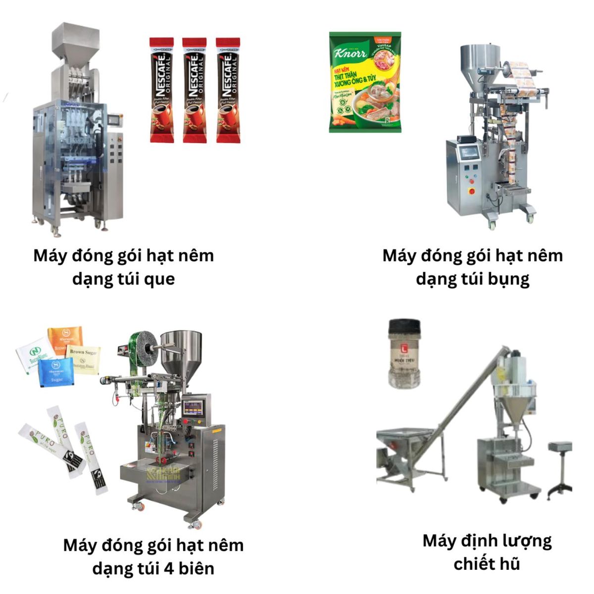 Máy đóng gói hạt nêm tại Samori
