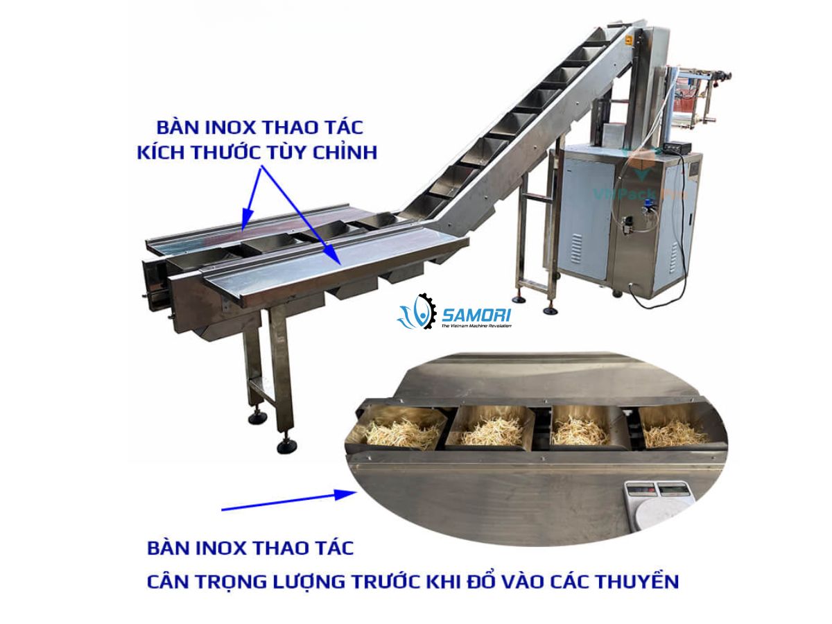 Máy đóng gói giá đỗ giúp tối ưu quy trình đóng gói