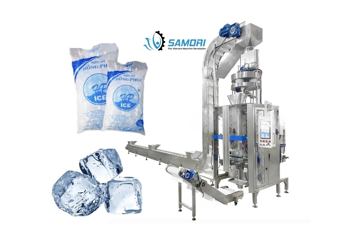 may dong goi nuoc da Máy đóng gói nước đá